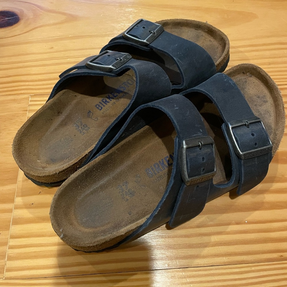 Birkenstock wide strap sandals